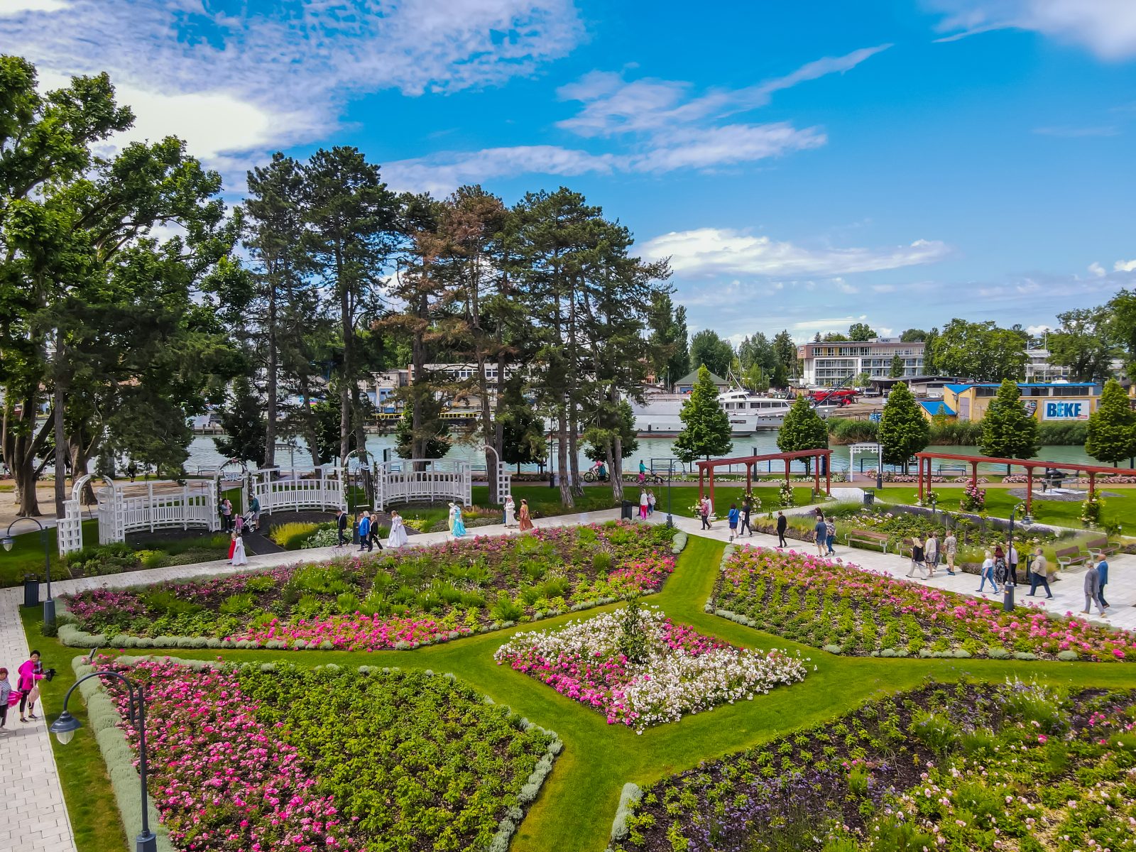 Rózsakert, Siófok belváros